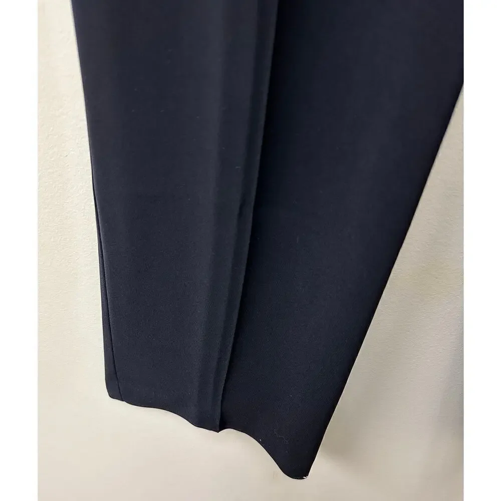 Bebe Women's Black Flared High Rise Pockets Trouser Dress Pants Size 10 Y2K - Picture 9 of 11